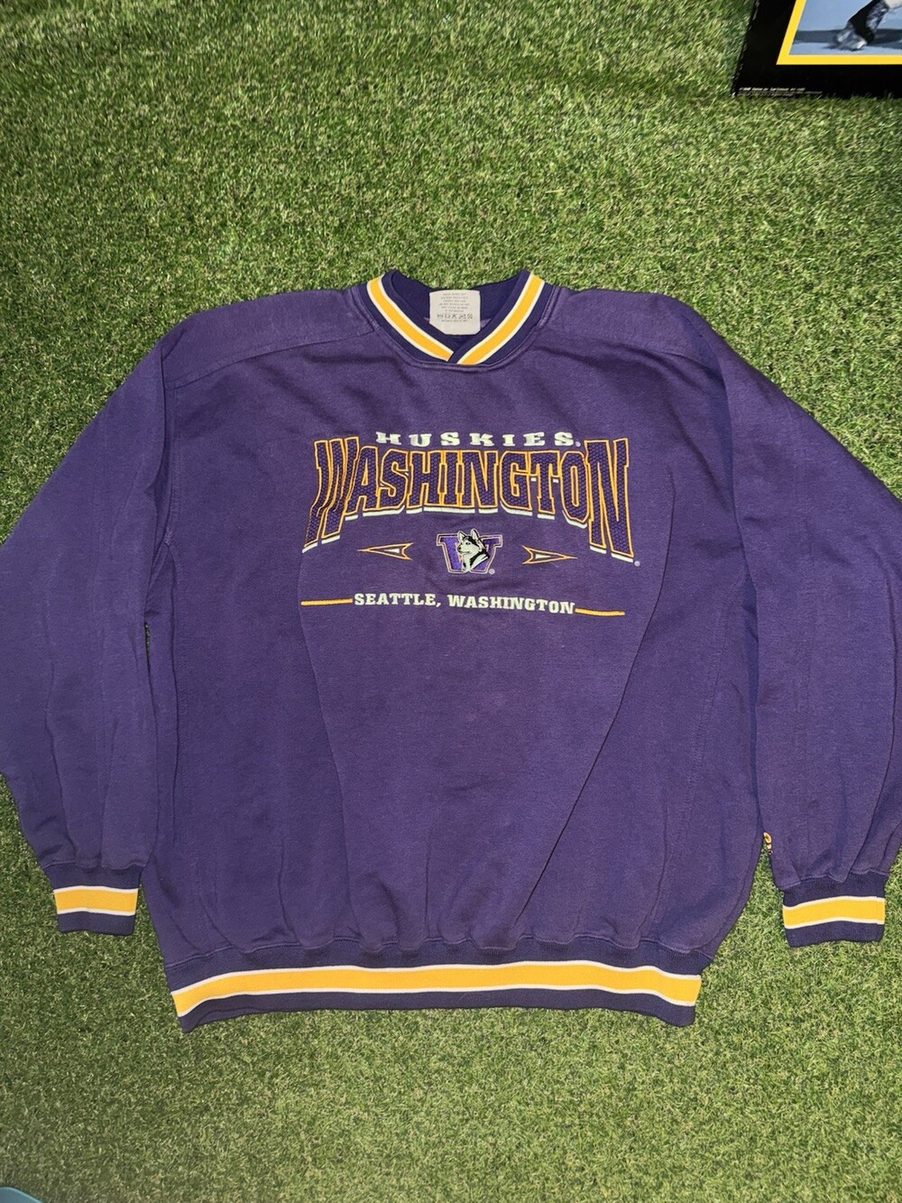 Vintage Washington Huskies Crewneck XXL NCAA